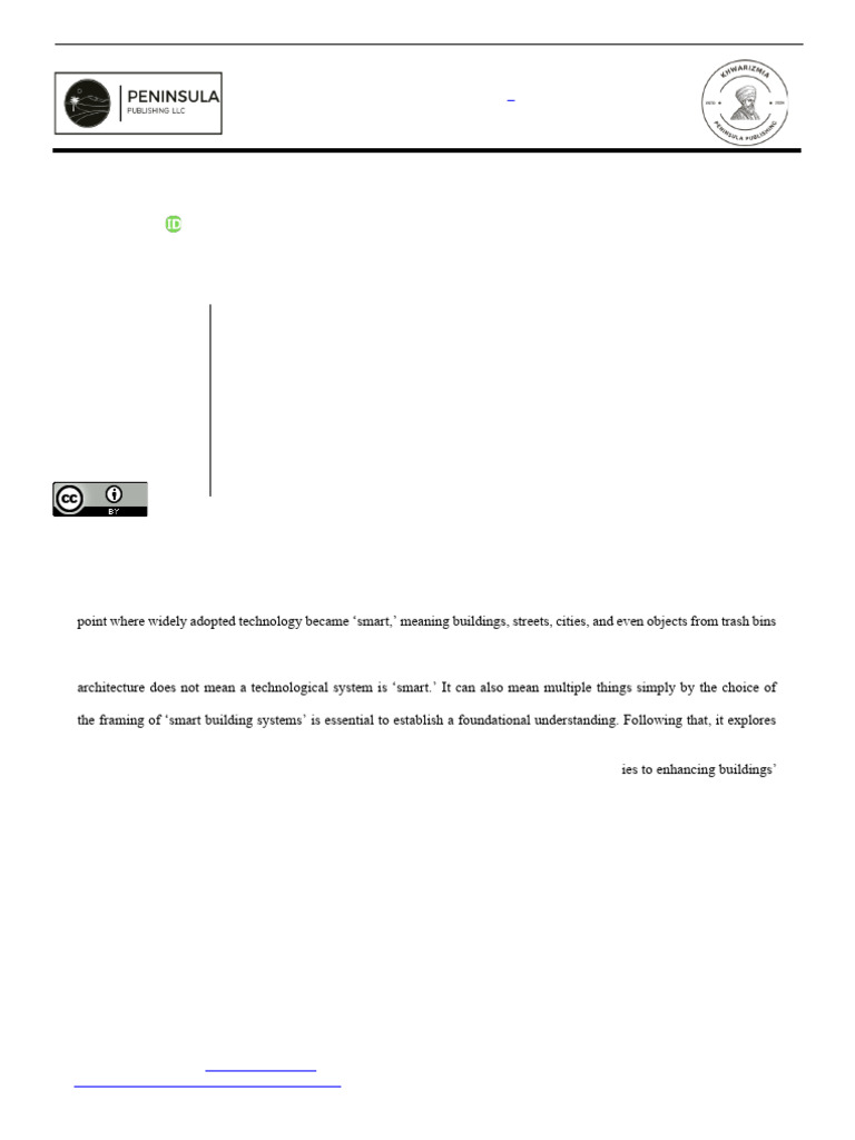 Smart Building Systems and Architecture | PDF | Internet Of Things ...