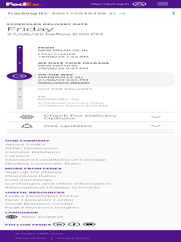 Detailed Tracking | PDF
