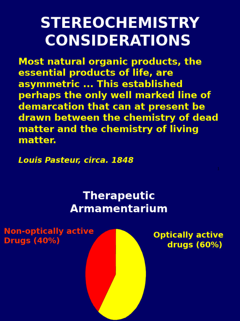 Stereochemistry in Drug Development | PDF | Chirality (Chemistry ...