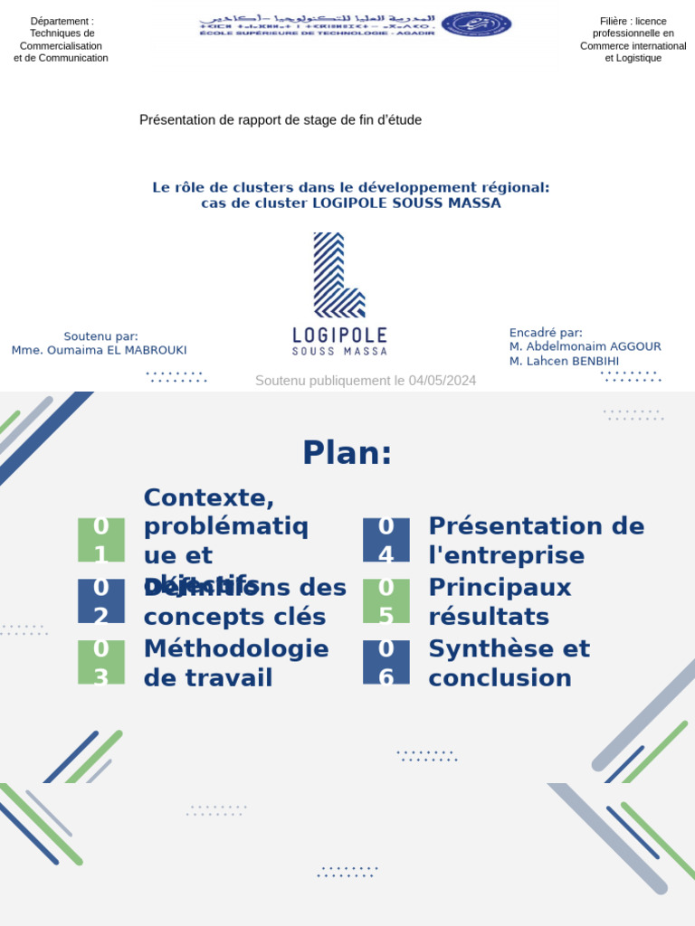Impact du Cluster Logipole Souss Massa | PDF | Logistique | Business