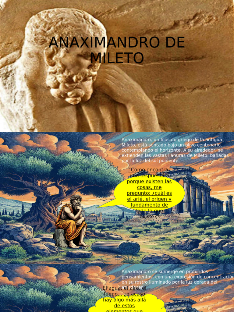 Reflexiones de Anaximandro en Mileto | PDF