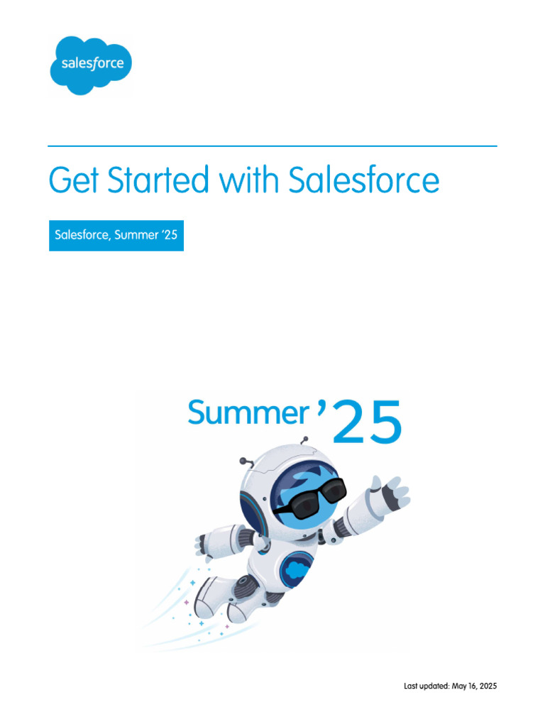 Get Started With SFDC Part 1 | PDF