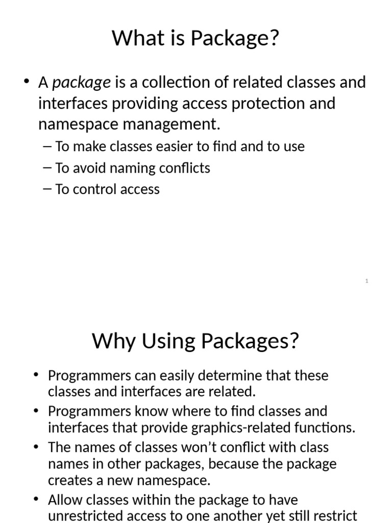 What Is Package | PDF | Class (Computer Programming) | Zip (File Format)