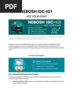 NEBOSH NG1 & NG2 Revision Guide | PDF | Burden Of Proof (Law ...