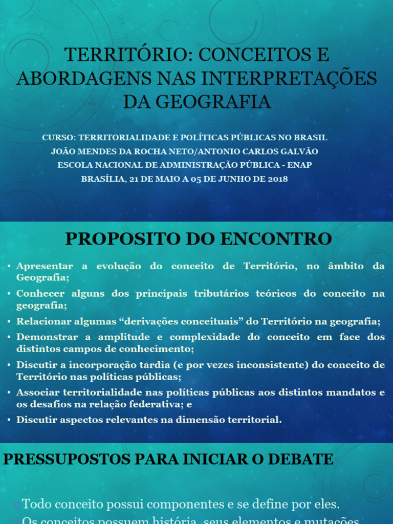 Evolução do Conceito de Território na Geografia | PDF | Sociologia | Estado