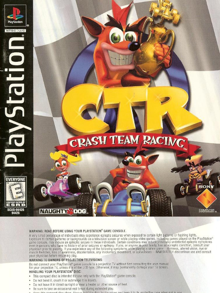 CTR - Crash Team Racing-Manual | PDF