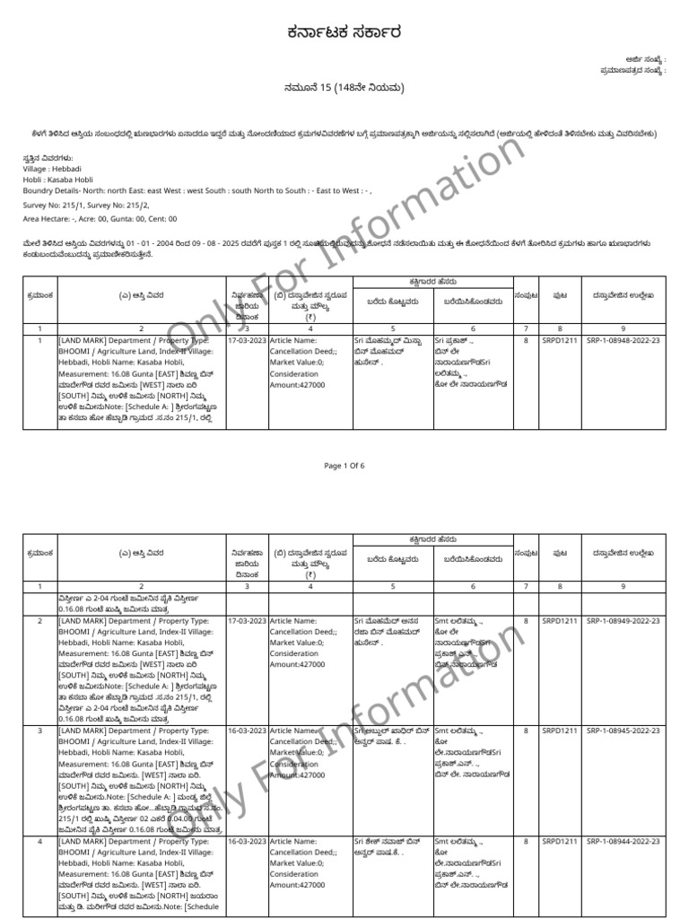 Only For Information | PDF