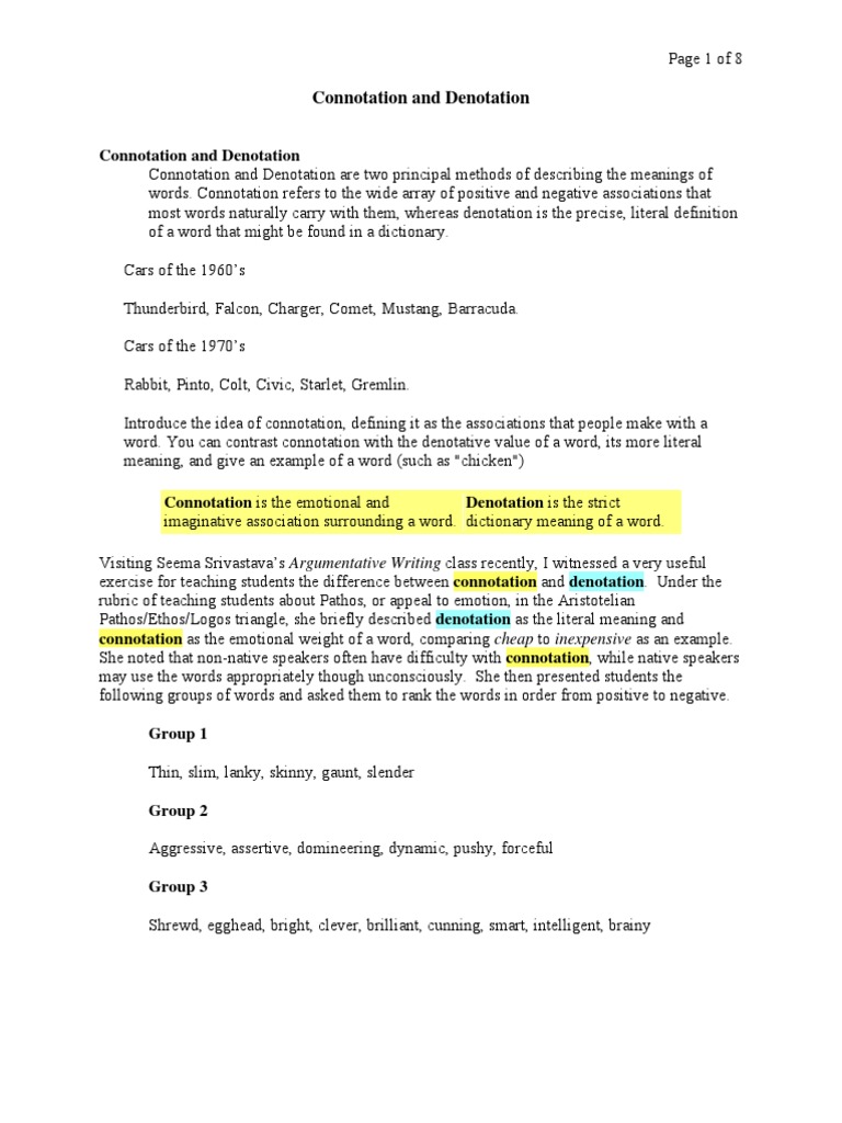 worksheet Denotation And Connotation Worksheets sep connotation denotation definition