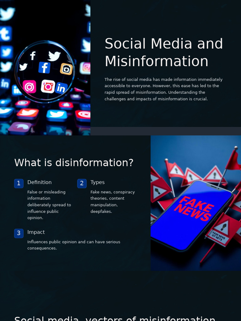 Social Media's Role in Misinformation | PDF