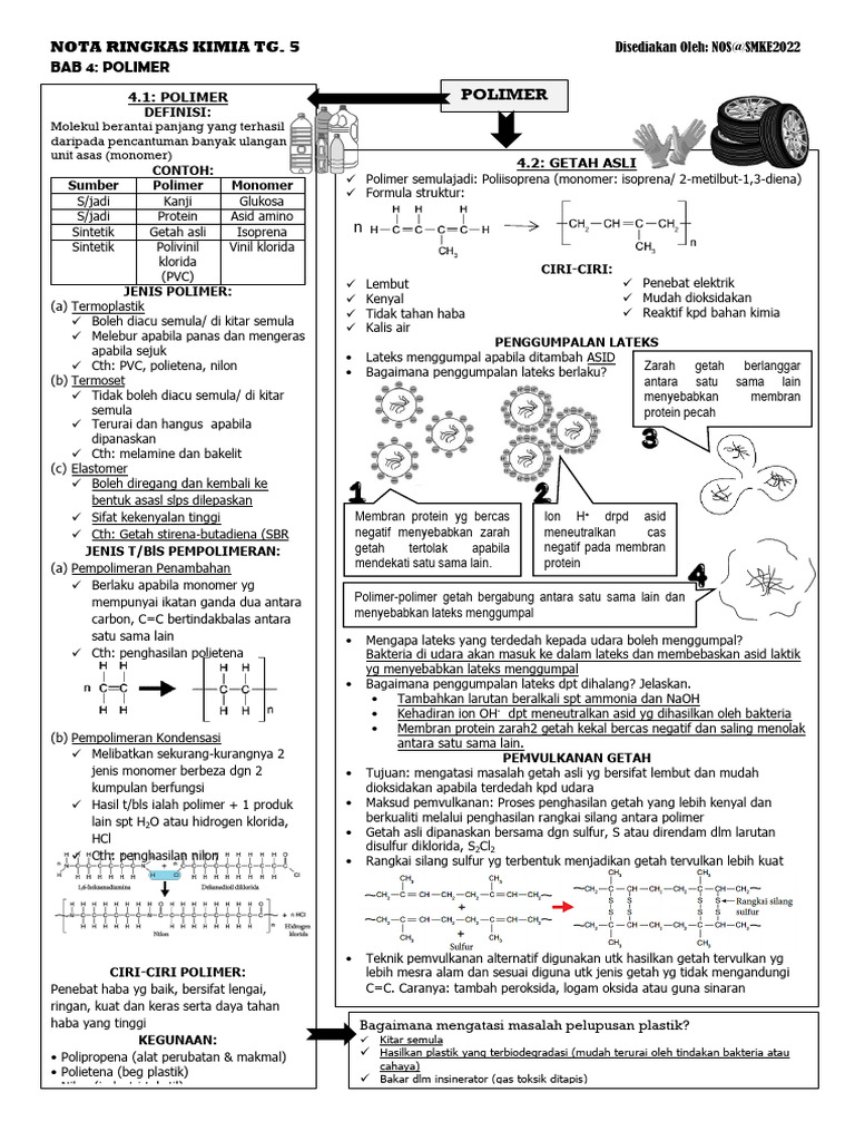 Nota Ringkas Kimia T5 Bab 4 | PDF