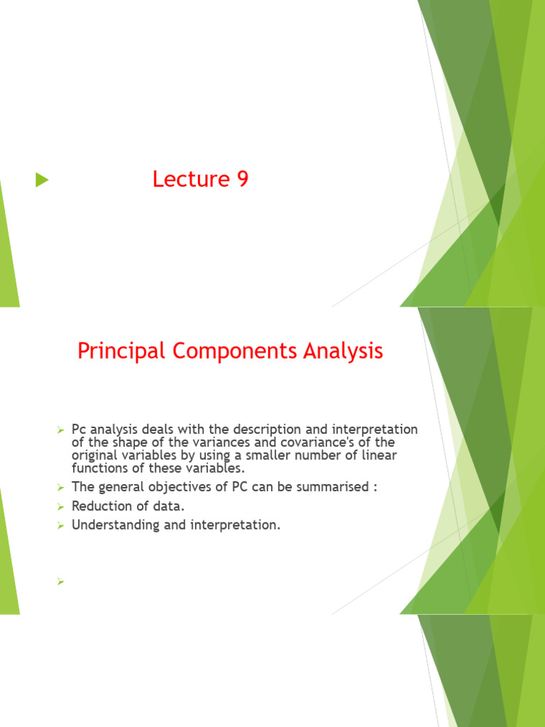 Principal Components Analysis Explained | PDF | Dependent And ...