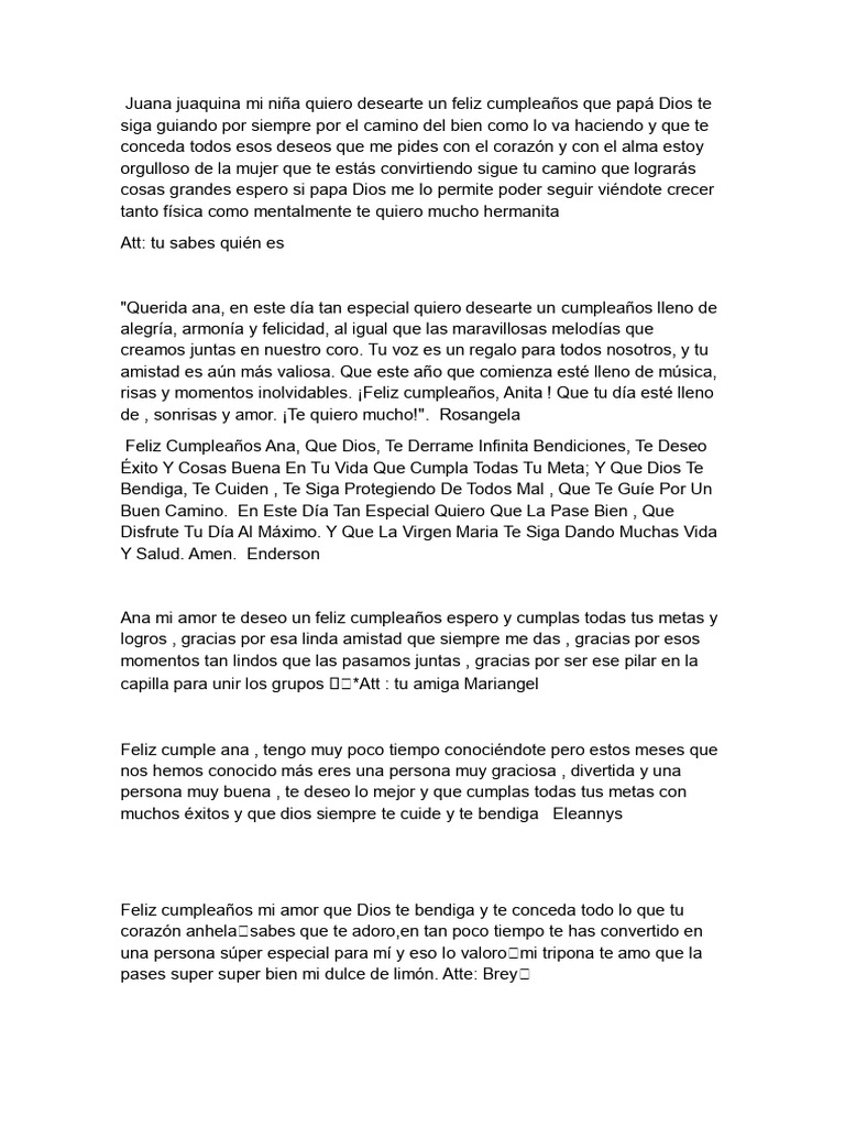 Cartas para Ana | PDF | Amor