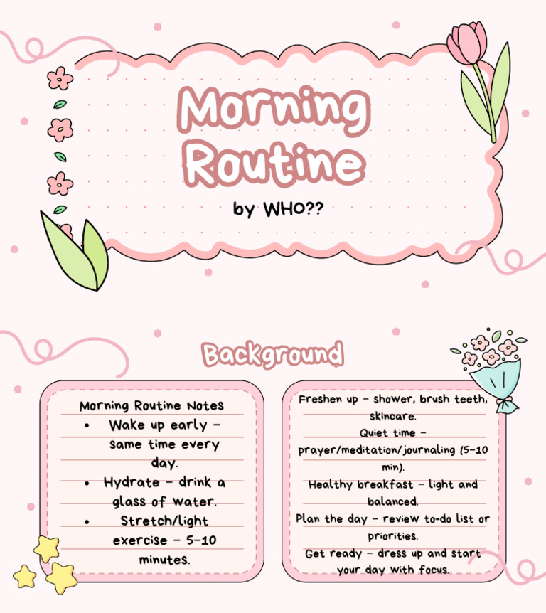 Morning Routine | PDF
