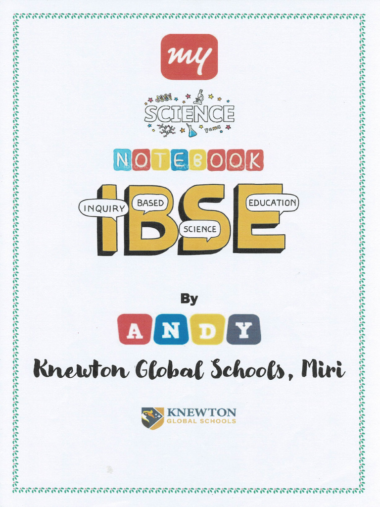 My Science Notebook-Andy (Knewton Global Schools) | PDF