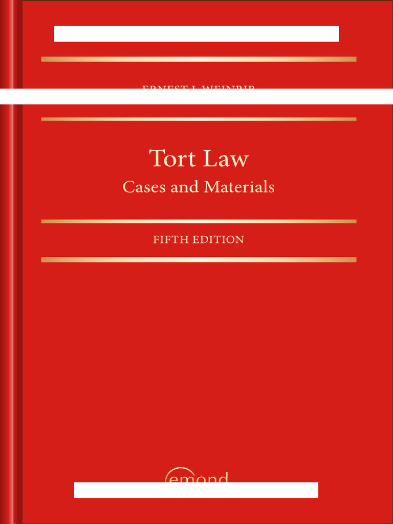View of Tort Law: Cases and Materials Overview | PDF | Tort | Damages