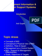 Management Information & Decision Support Systems: Anil Gupte