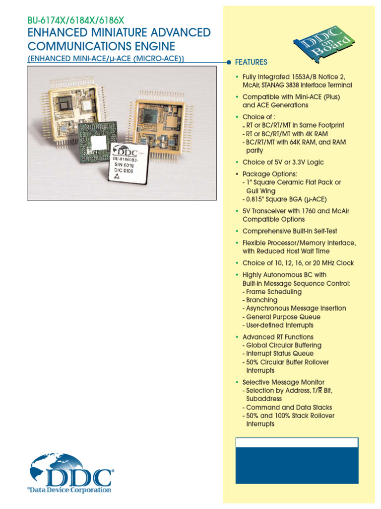 WWW - Datasheet.live: Enhanced Miniature Advanced Communications Engine ...