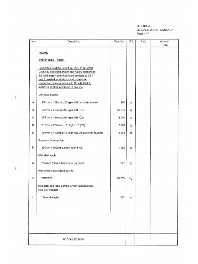 BQ - Steel Structural | PDF