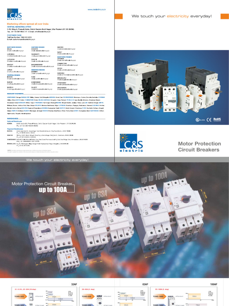 Motor Protection Circuit Breakers | PDF | Mains Electricity | Switch