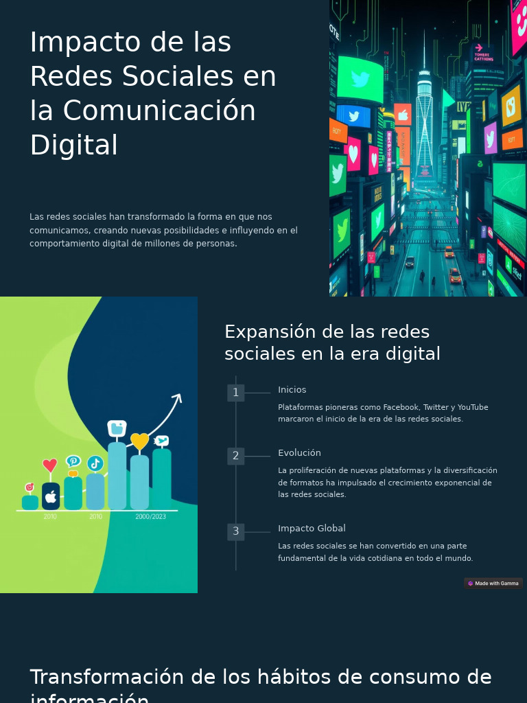 Impacto de Las Redes Sociales en La Comunicación Digital | PDF | Redes ...