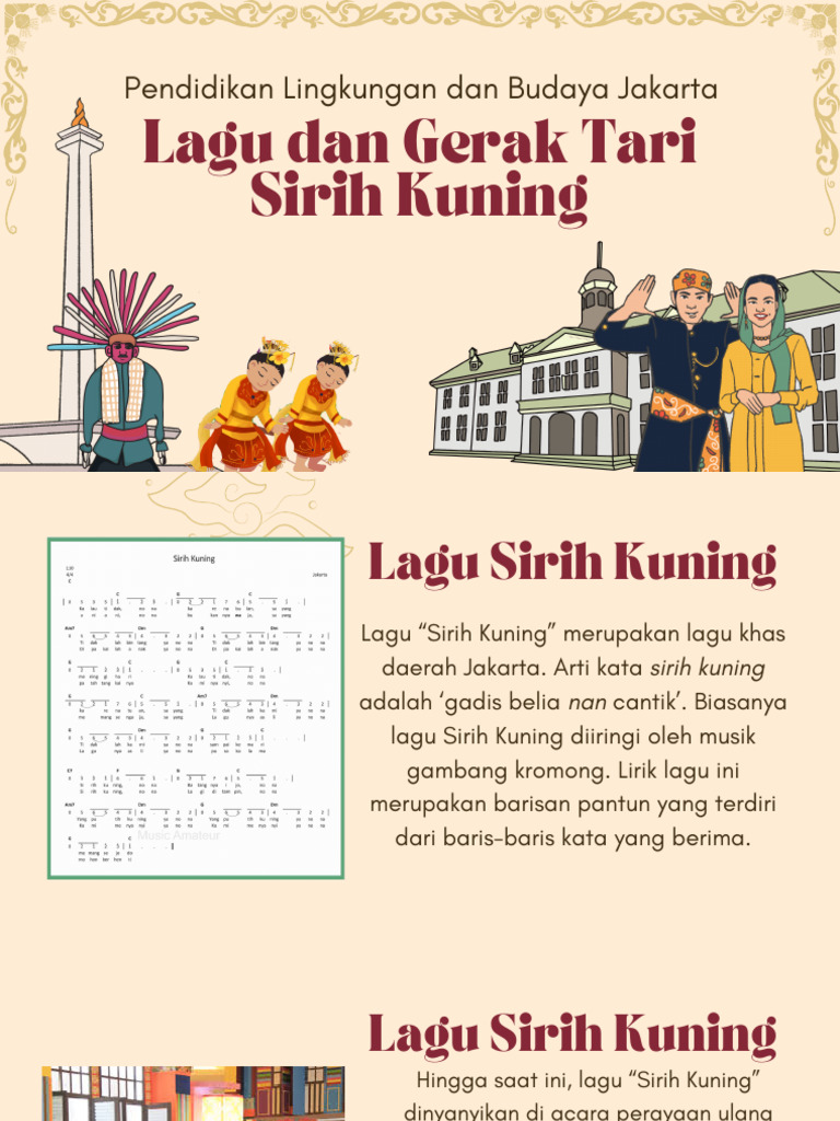 Gerak Dasar dan Pola Tari Sirih Kuning | PDF