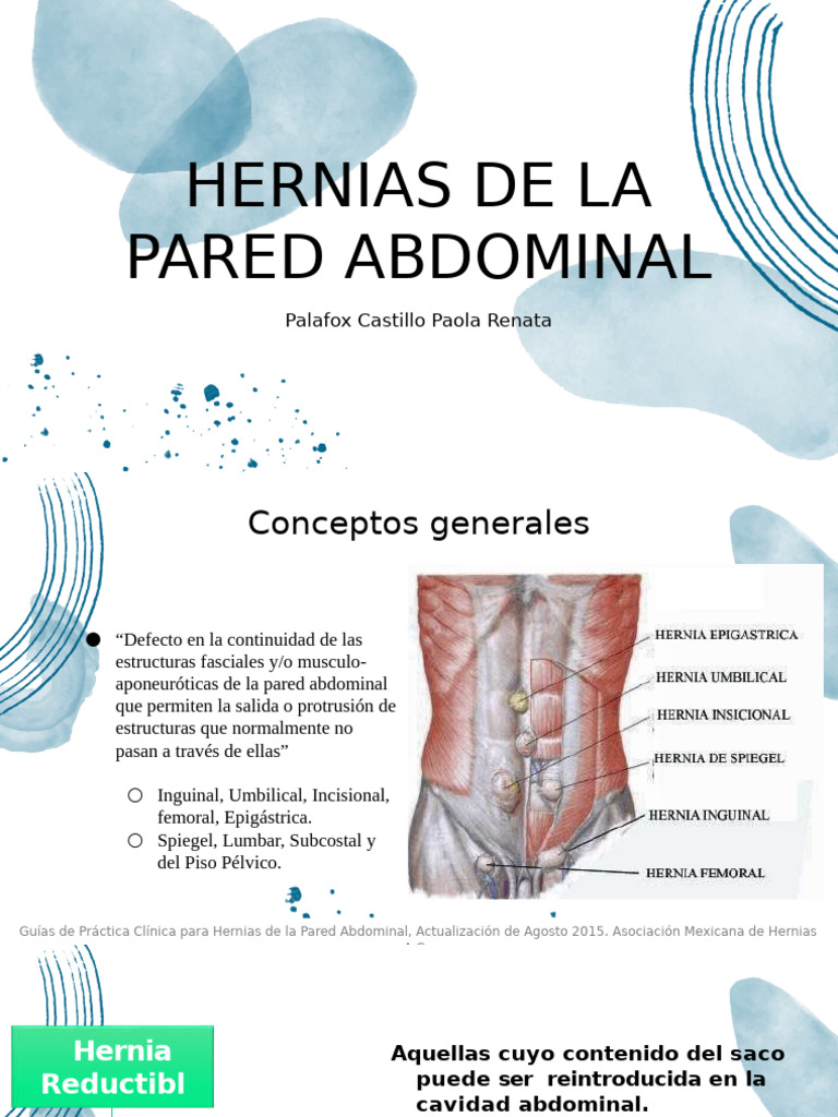 Hernias de La Pared Abdominal | PDF | Abdomen | Enfermedades y trastornos