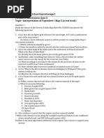 ICSE Class 10 Map Filling Guide | PDF | Earth Sciences | Physical Geography