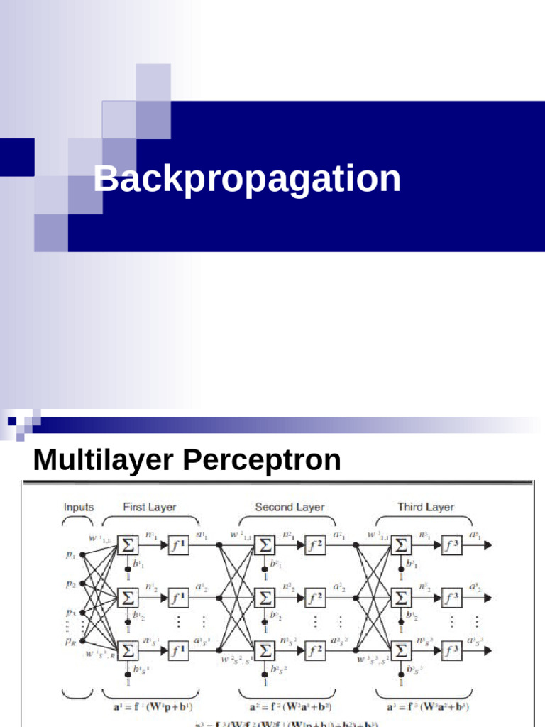 Backpropagation in Multilayer Perceptrons | PDF | Machine Learning ...