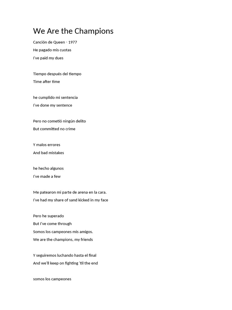Letra de 