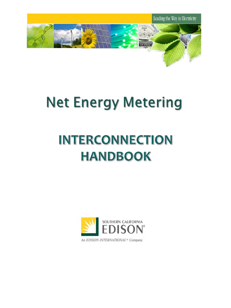 NEM Interconnection Handbook Overview | PDF | Photovoltaic System ...