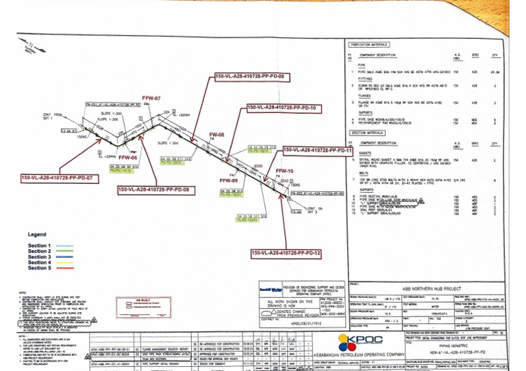 Drawing Glycol Vent Line | PDF