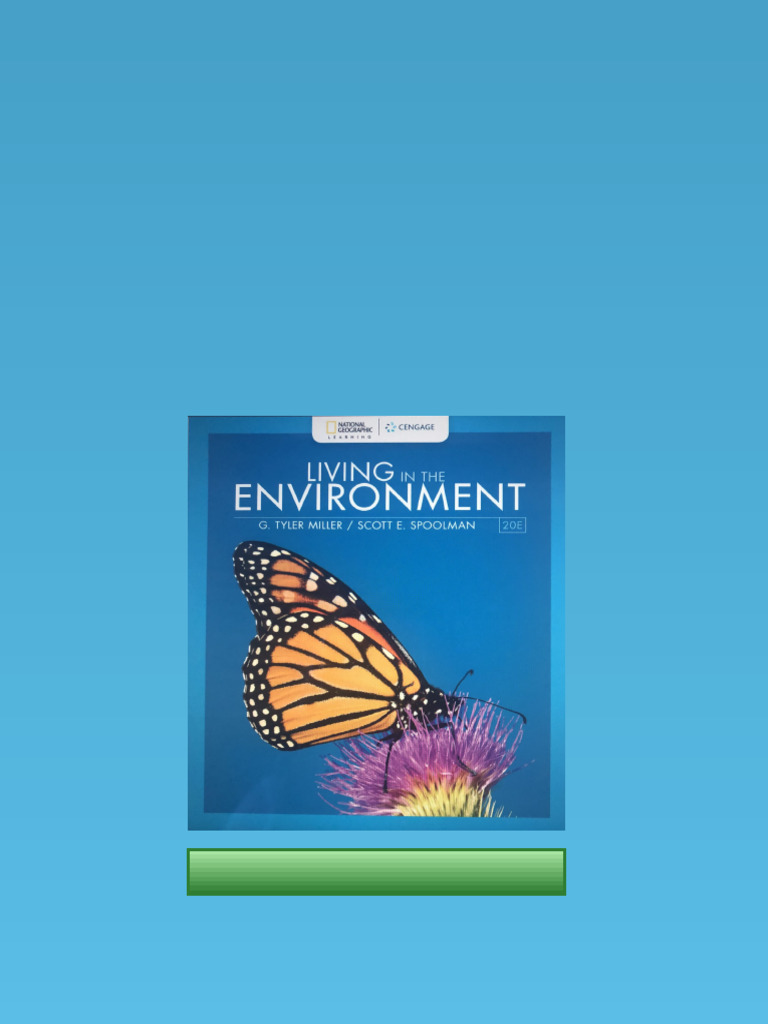 Ebook) Living in The Environment by Miller & Spoolman ISBN