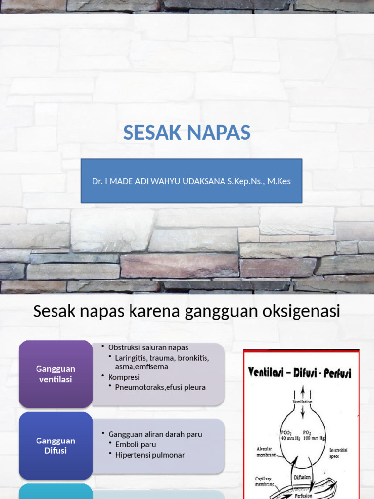 Penanganan dan Gejala Sesak Napas | PDF
