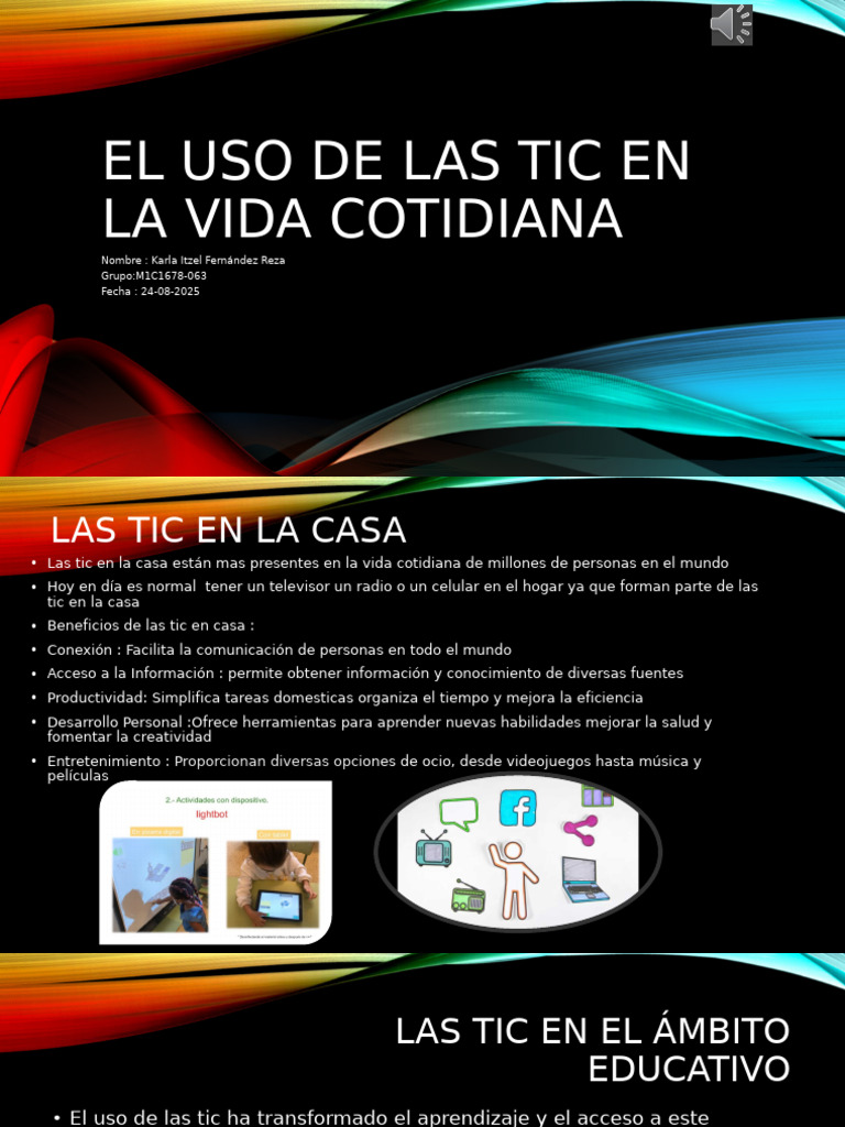 El Uso de Las Tic en La Vida | PDF