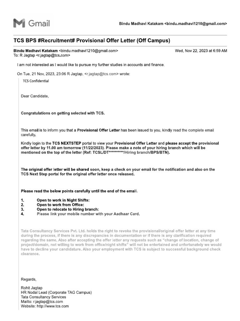 2023 11 21 Old Offer | PDF