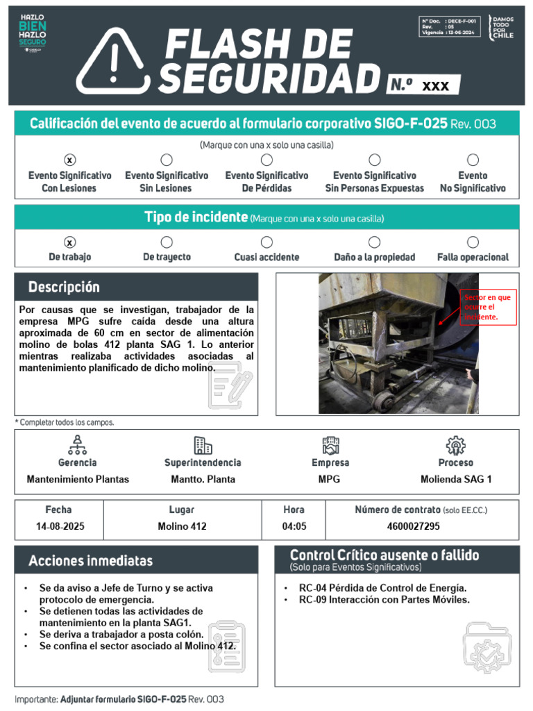 Flash de Seguridad - EECC MPG | PDF