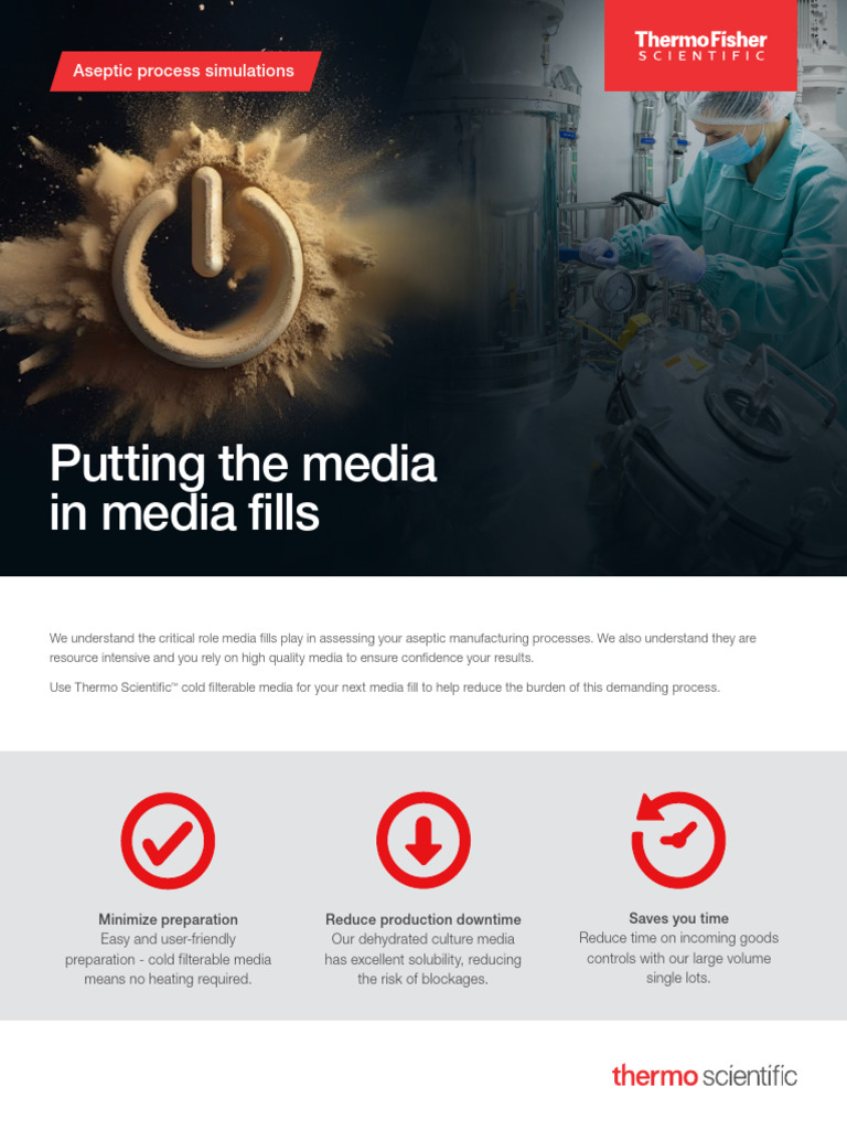 Cold Filterable Media for Aseptic Fills | PDF
