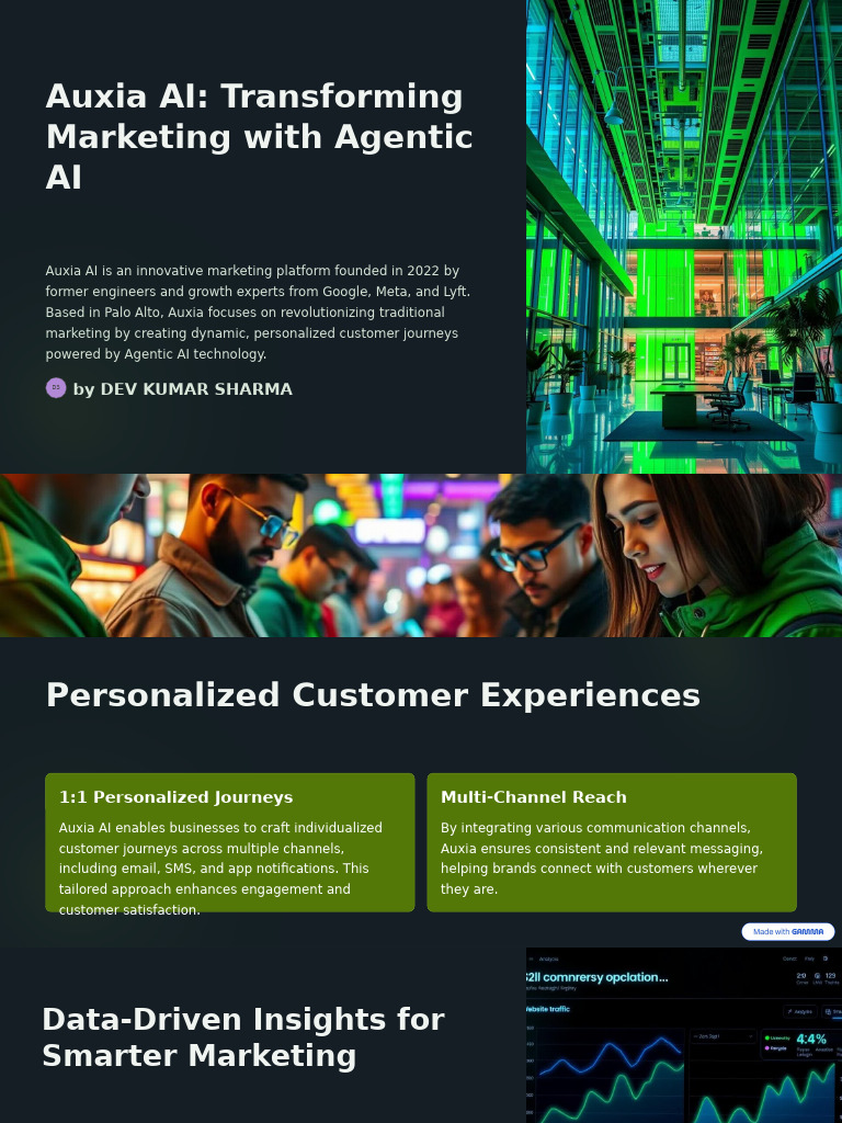 Auxia AI Transforming Marketing With Agentic AI | PDF | Artificial ...