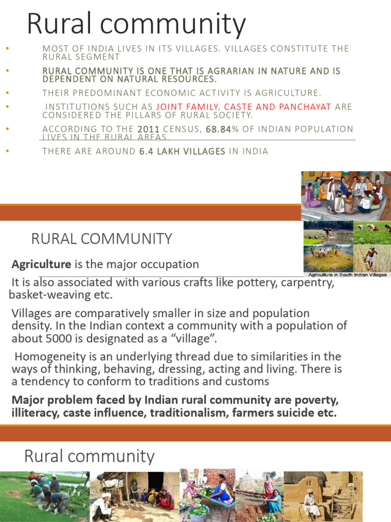 Understanding India's Rural Community | PDF