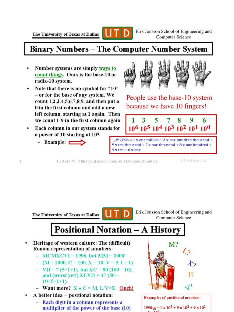 Download Computer Science Decimal Number System In Computer Gallery