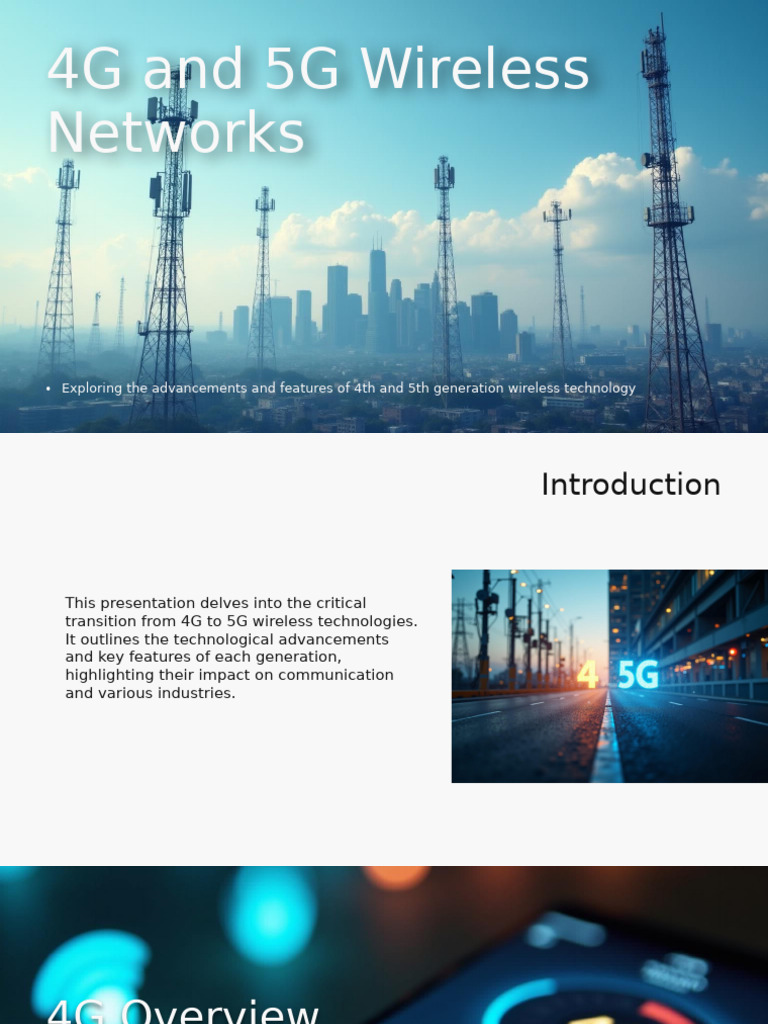 5G: Revolutionizing Wireless Technology | PDF | 4 G | Telecommunications