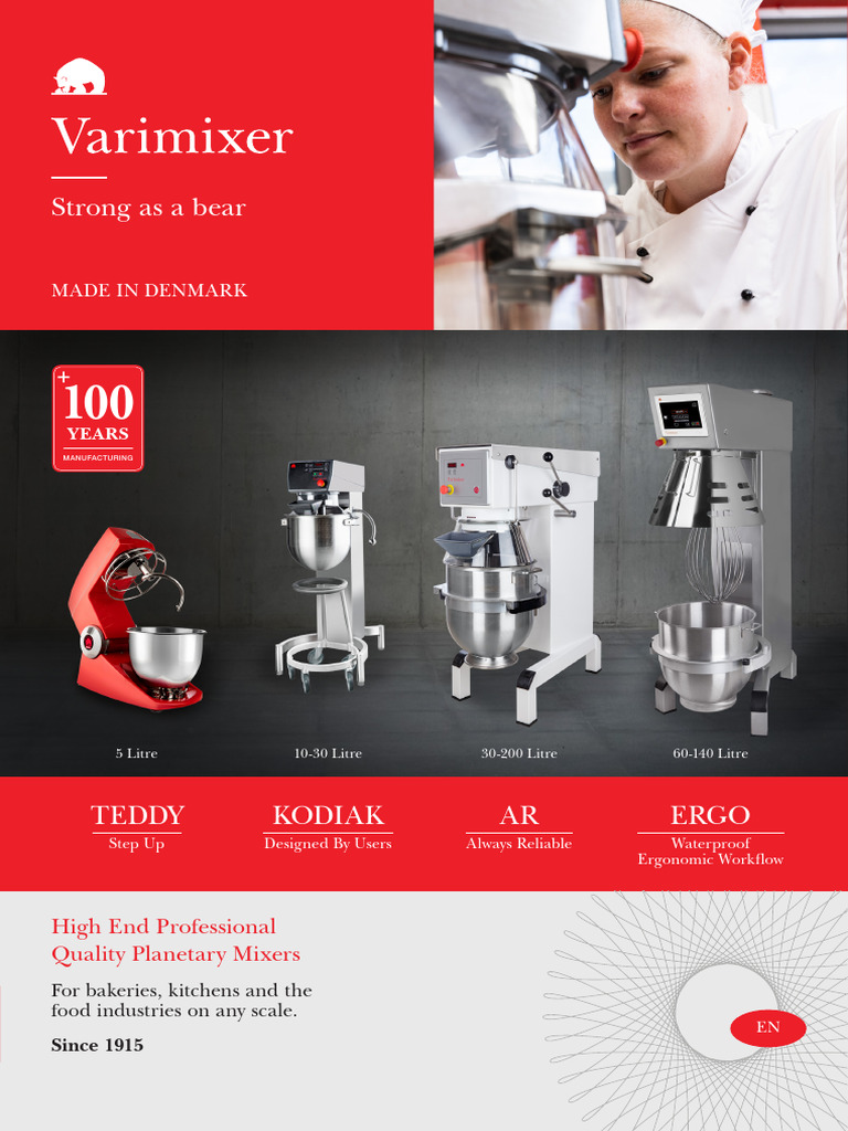 High-Quality Planetary Mixers for Food Industry | PDF | Breads