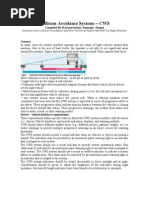 Collision Avoidance Systems