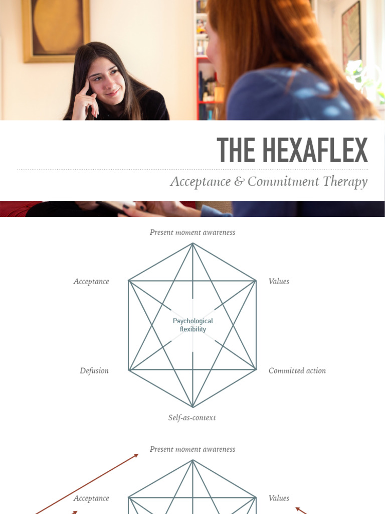 Hexaflex Model in ACT Therapy | PDF