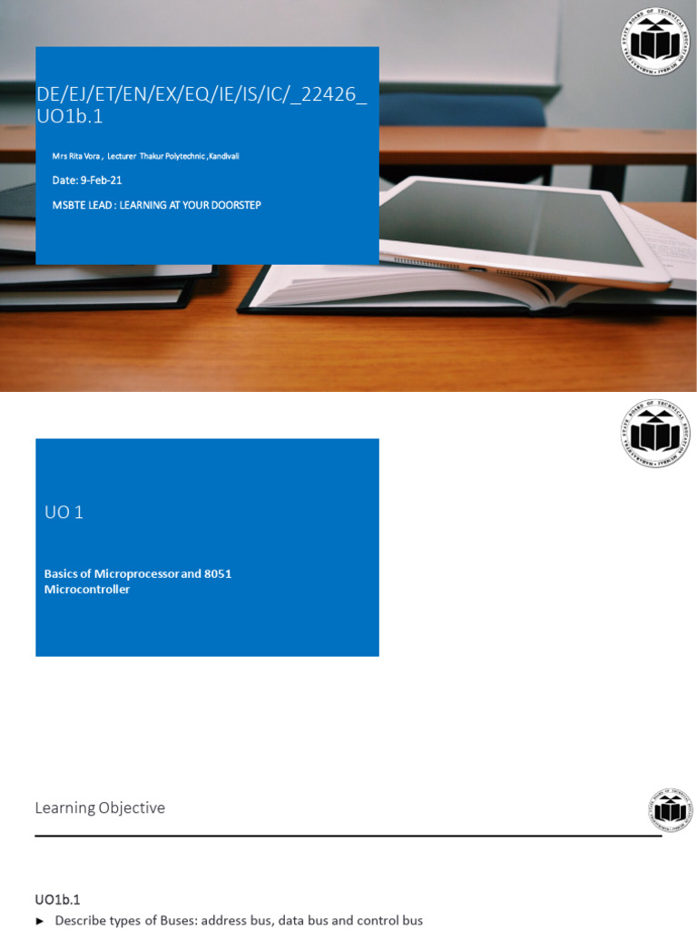 Understanding Microprocessor Buses | PDF | Central Processing Unit ...