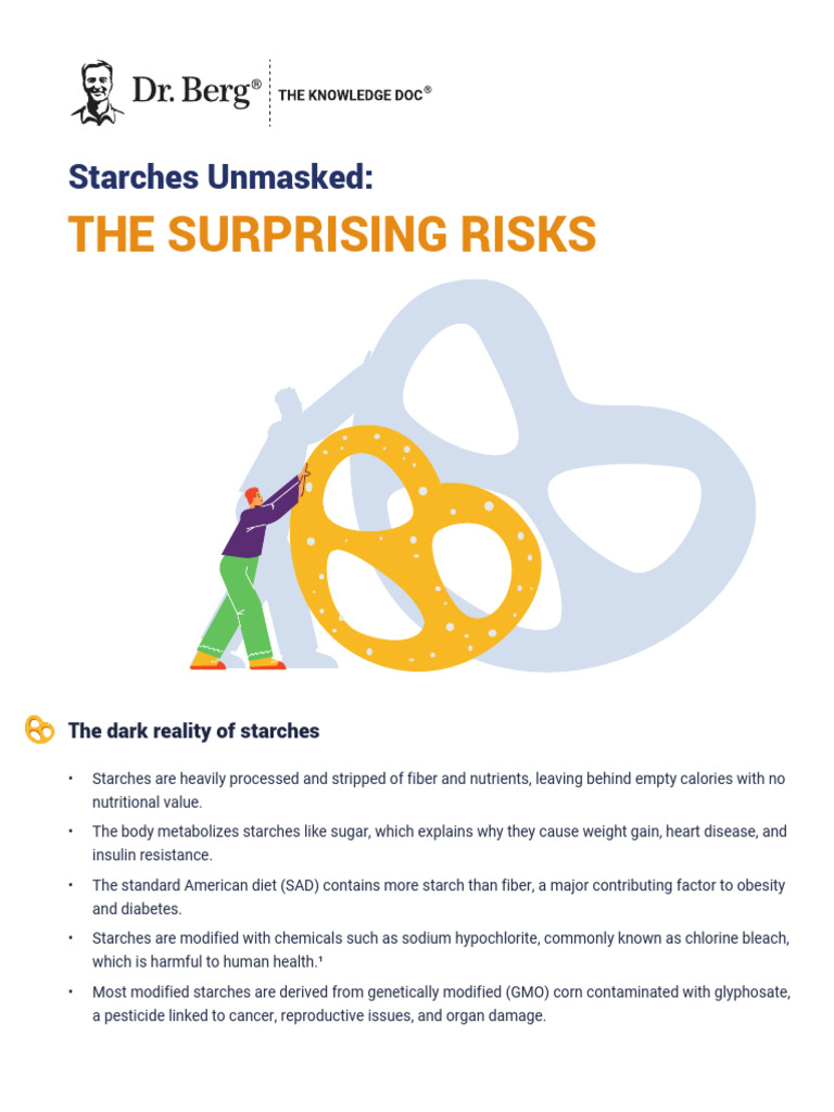 The Hidden Dangers of Starches | PDF | Starch | Foods