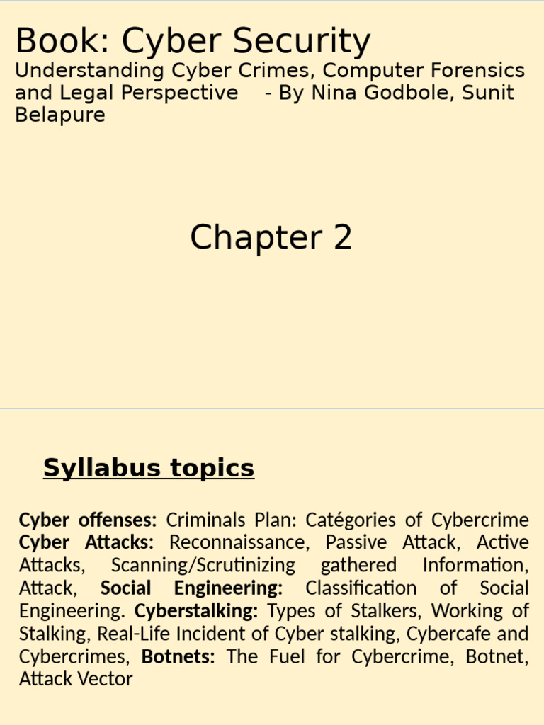 Cybercrime: Understanding Attacks & Tactics | PDF | Malware | Security ...