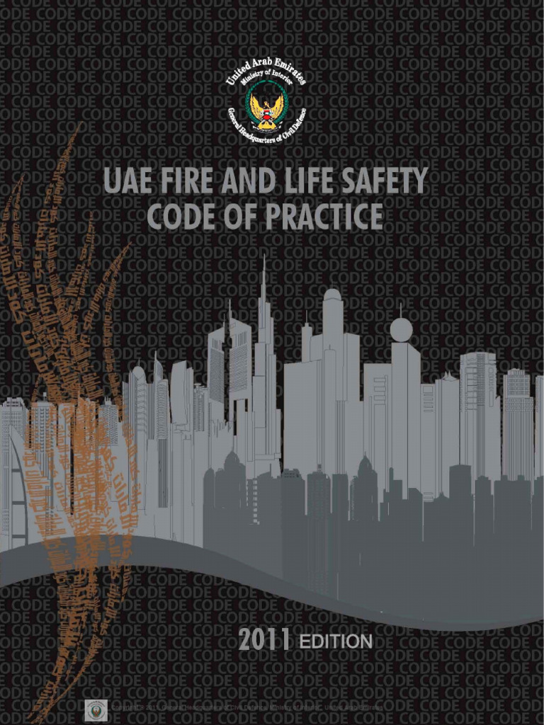 UAE Fire and Life Safety Code 2023 | PDF | Fire Sprinkler System | Stairs