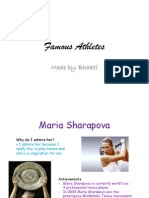 Famous Athletes: Made By: Bhakti