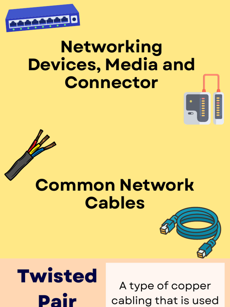 Css - Lesson 7 - Networking Cables | PDF | Electronics | Telecommunications